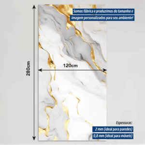 Placa de Revestimento Flexível em Impressão Digital: PETG